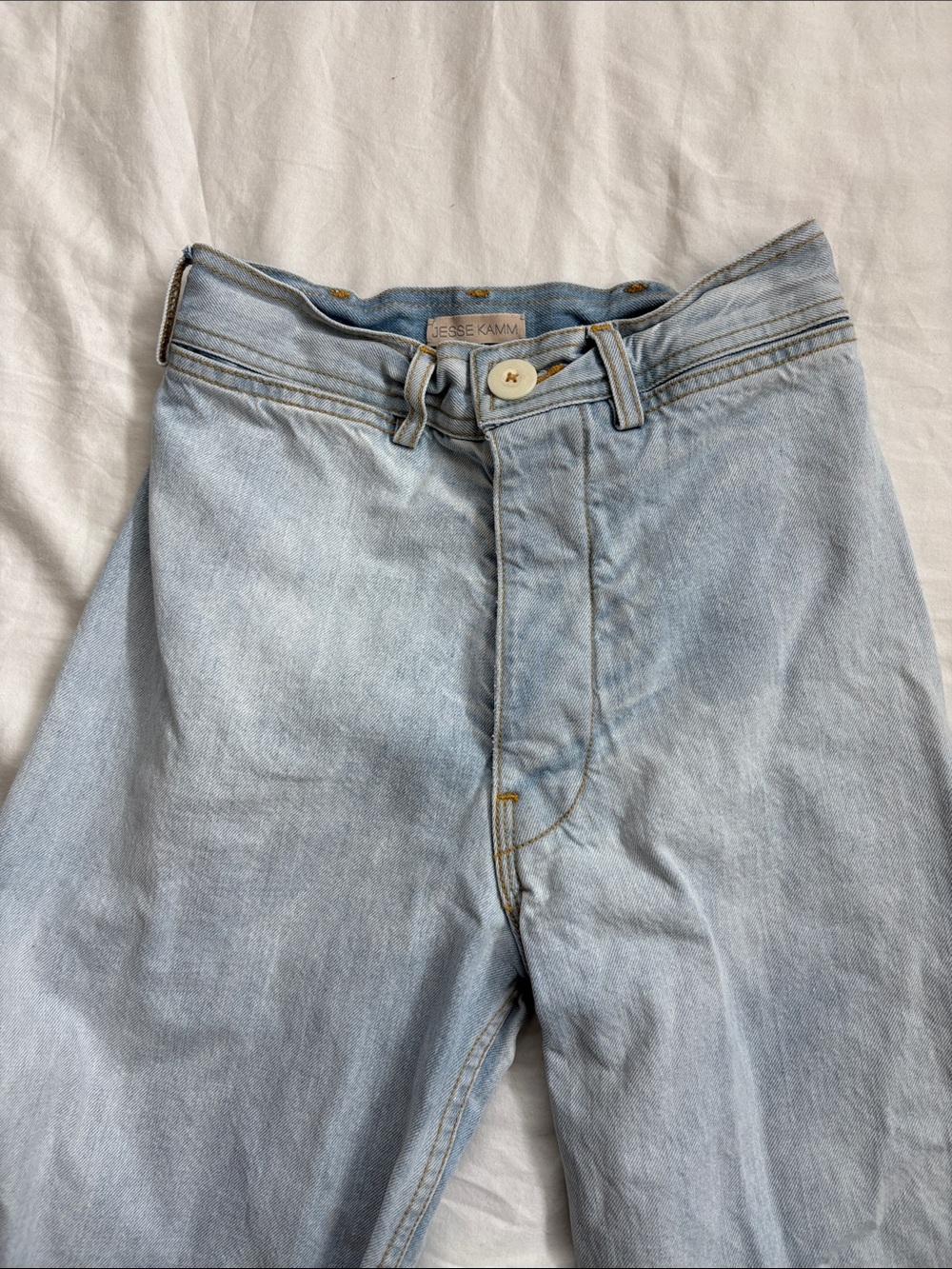 Jesse Kamm Light Blue Sailor pants jeans